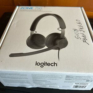 Logitech Zone 750 Wired Headset w/ Noise-Canceling Mic – New in Box